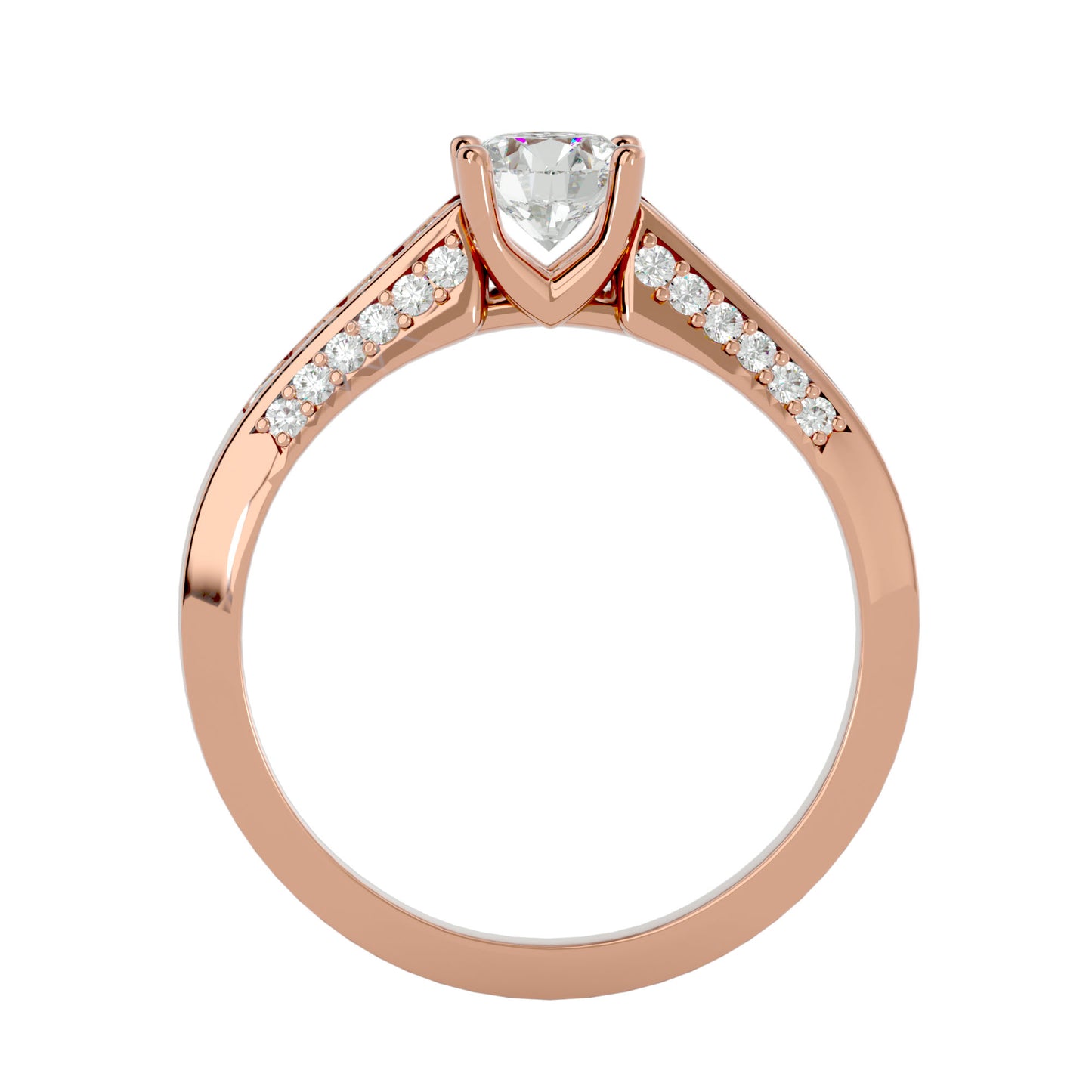 Abby diamond engagement ring