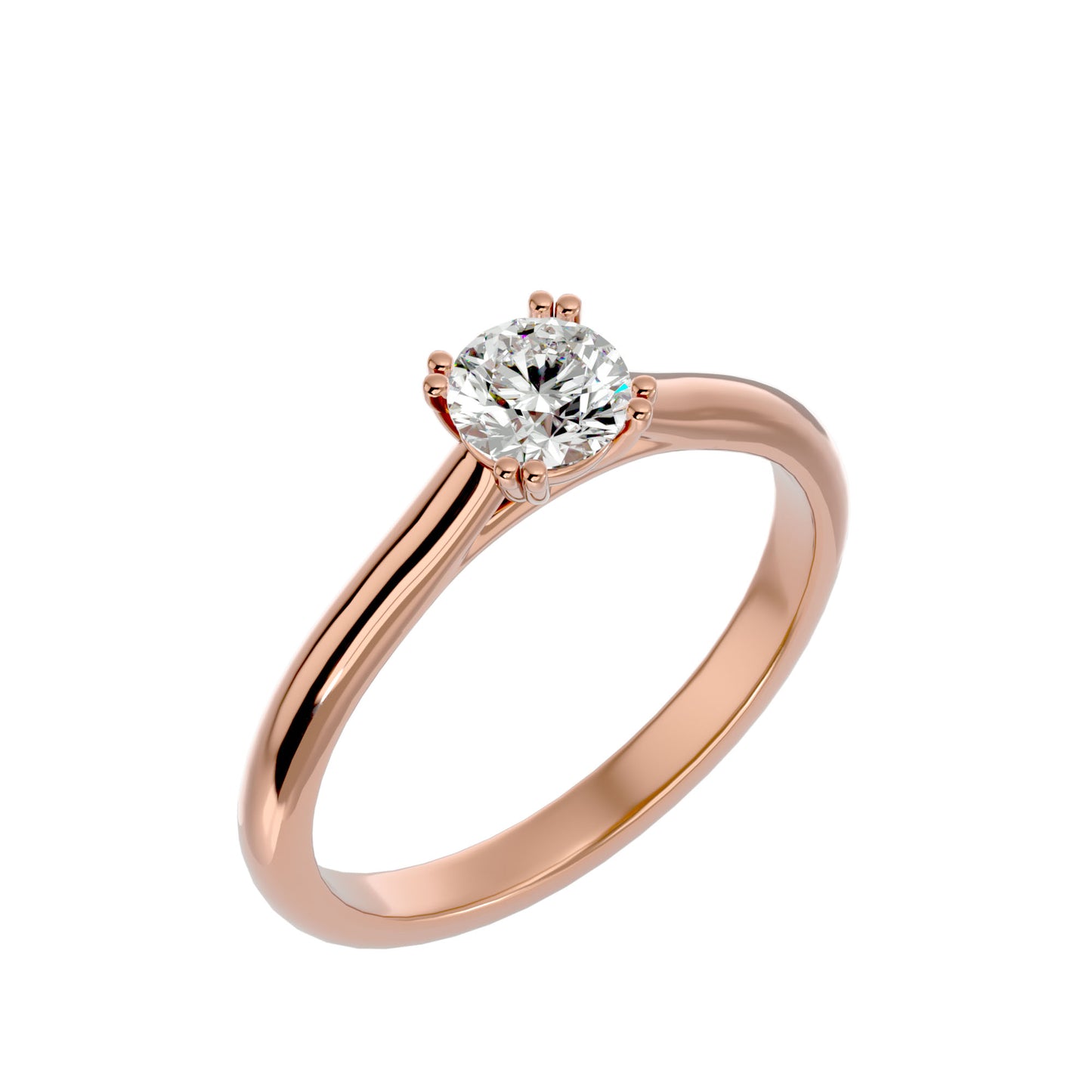 Eirlys solitaire diamond engagement ring