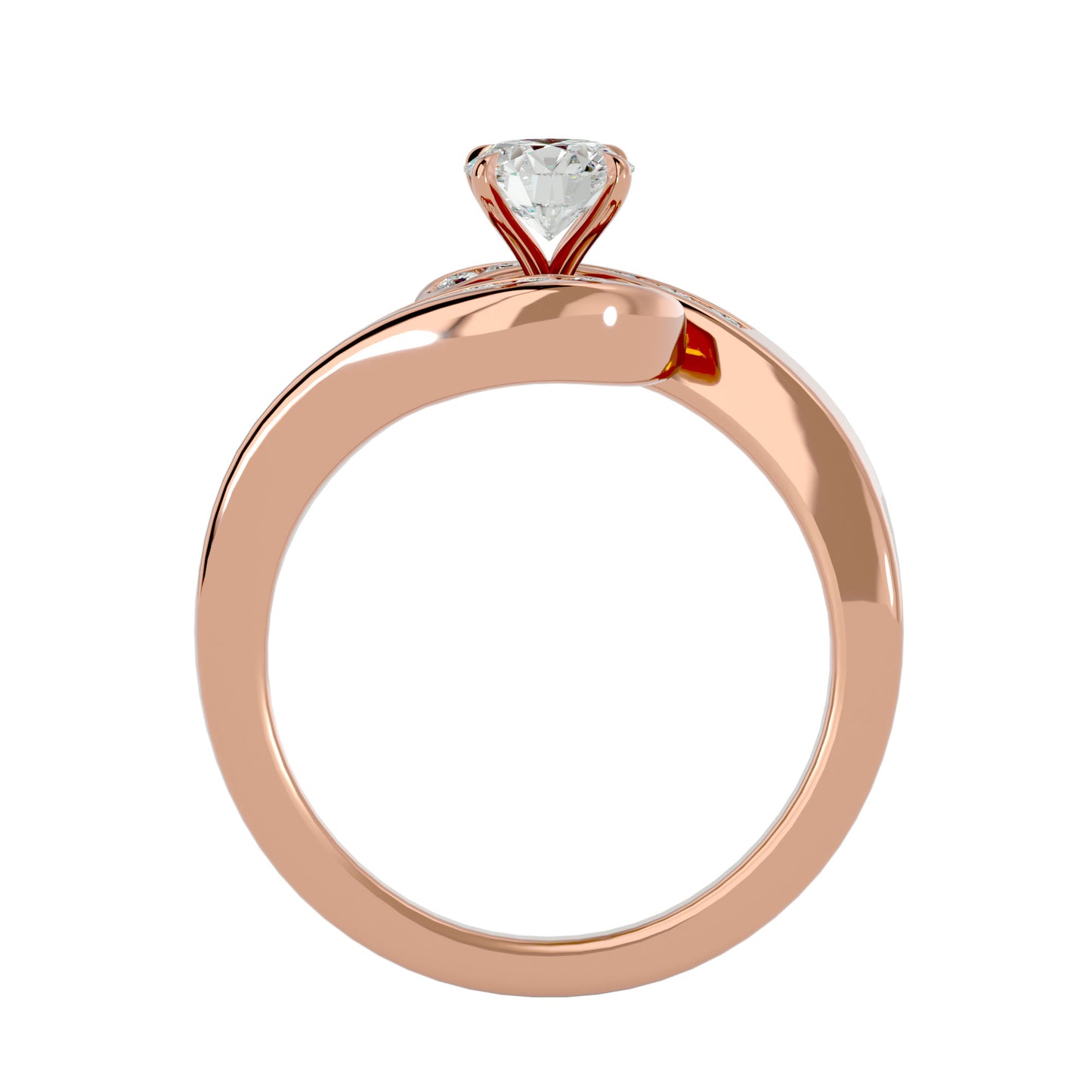 Nellwyn solitaire diamond engagement ring