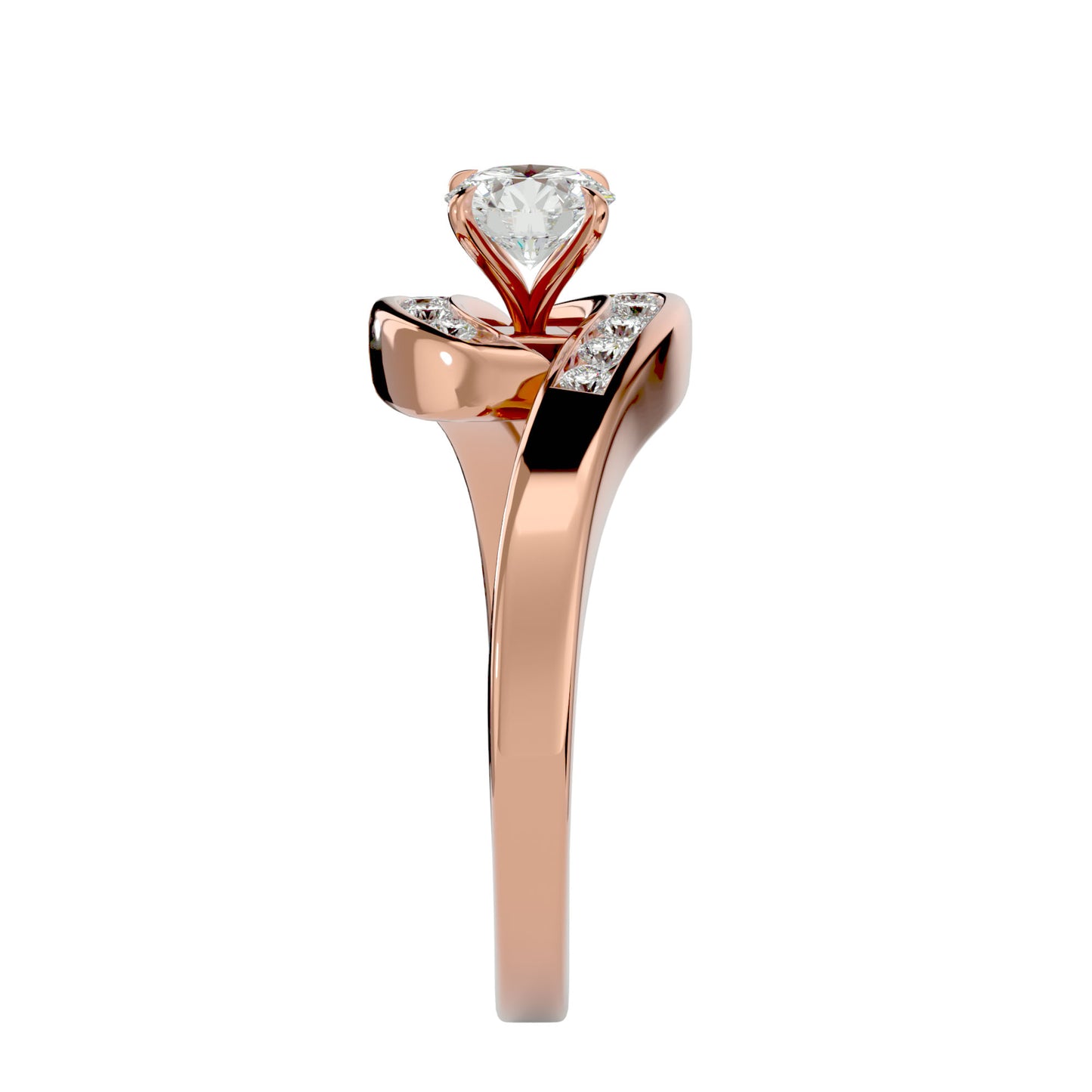 Nellwyn solitaire diamond engagement ring