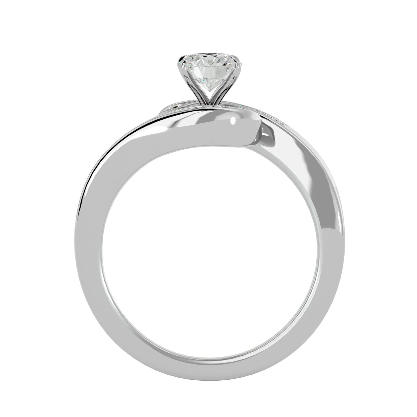 Nellwyn solitaire diamond engagement ring