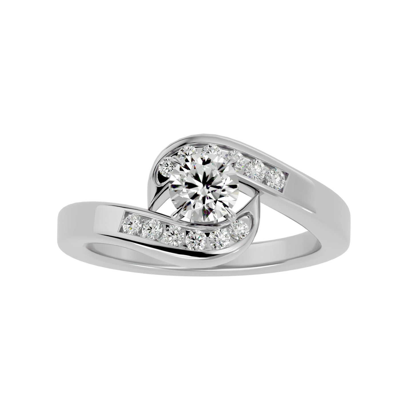 Nellwyn solitaire diamond engagement ring