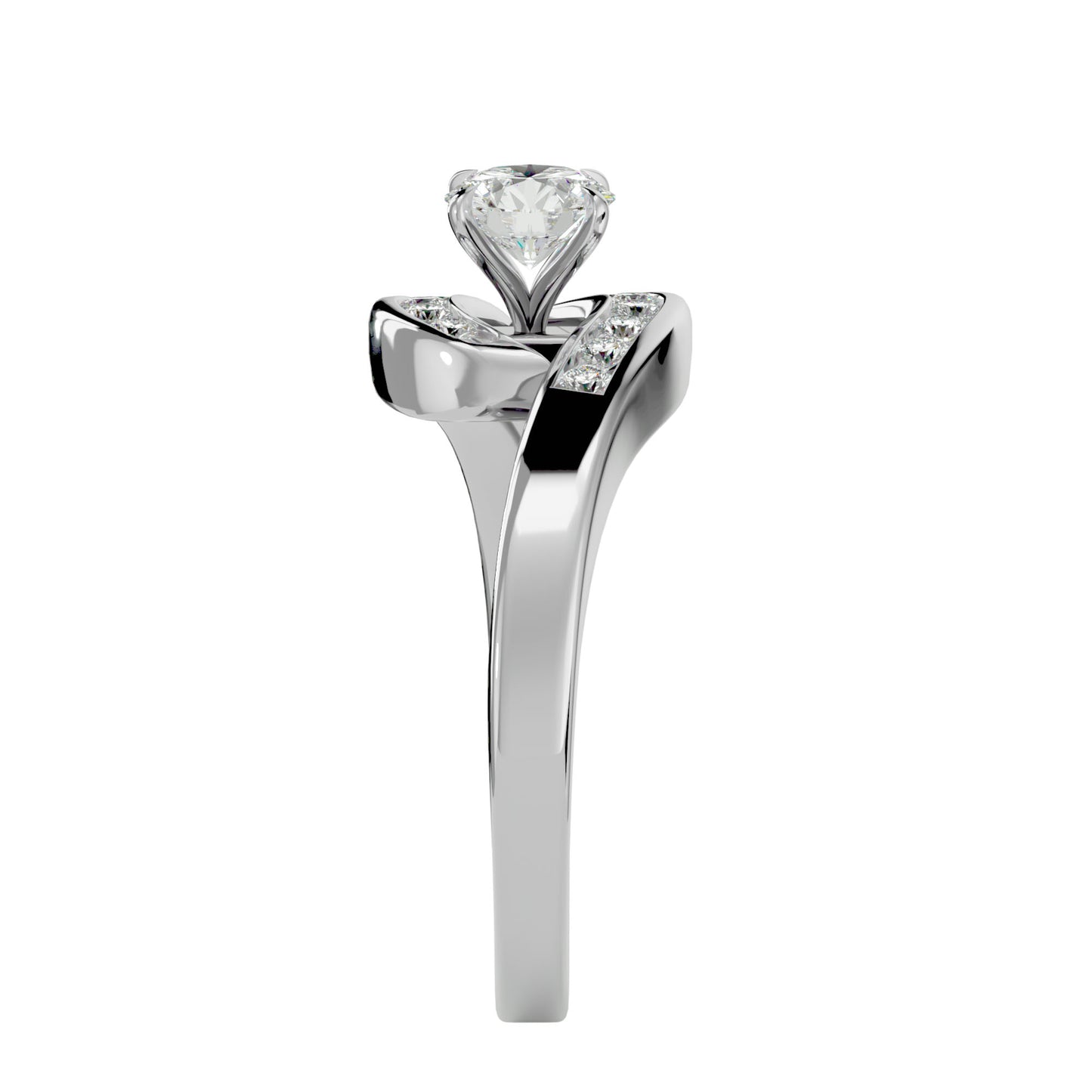 Nellwyn solitaire diamond engagement ring