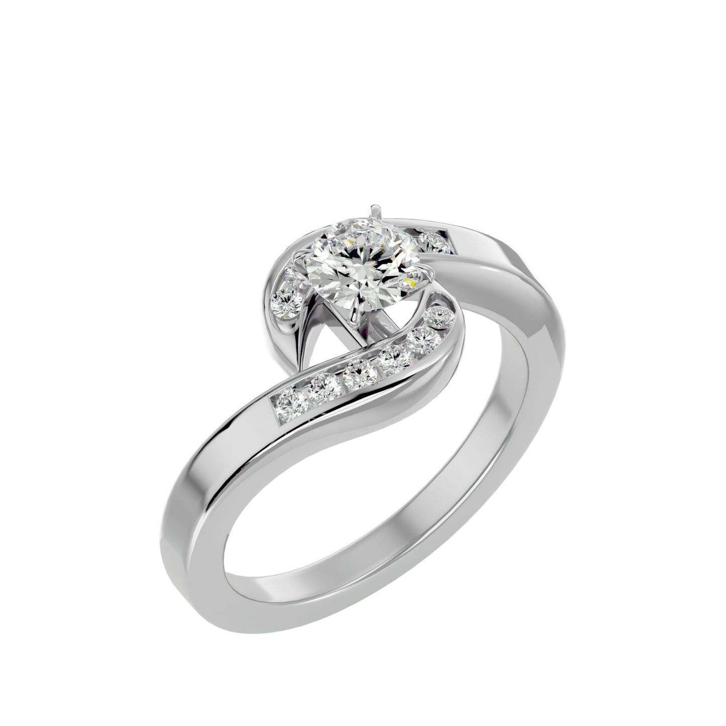 Nellwyn solitaire diamond engagement ring