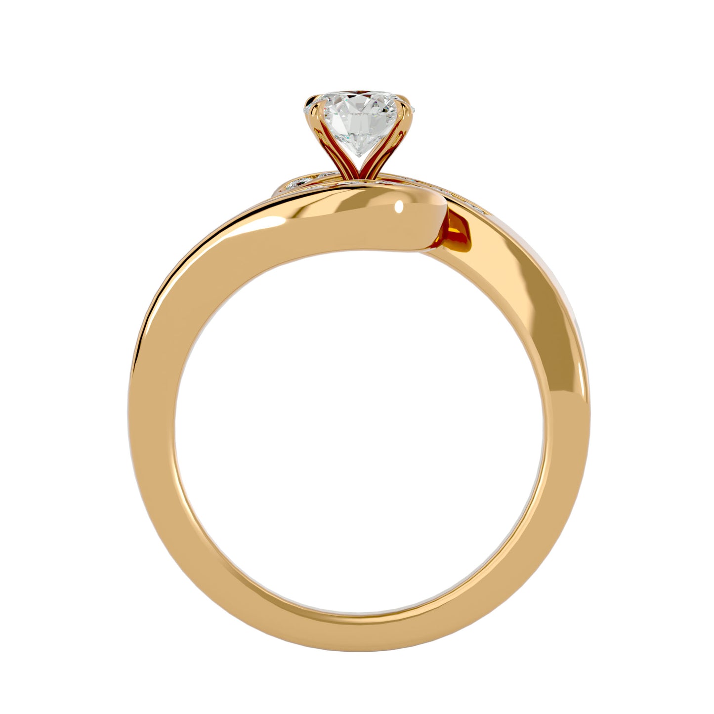 Nellwyn solitaire diamond engagement ring