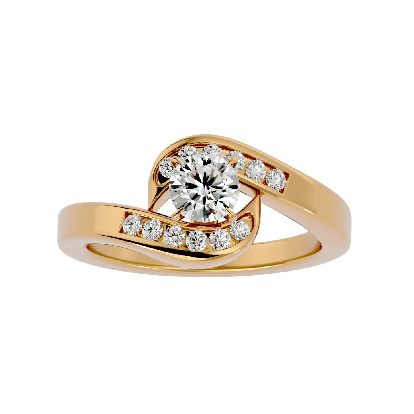 Nellwyn solitaire diamond engagement ring