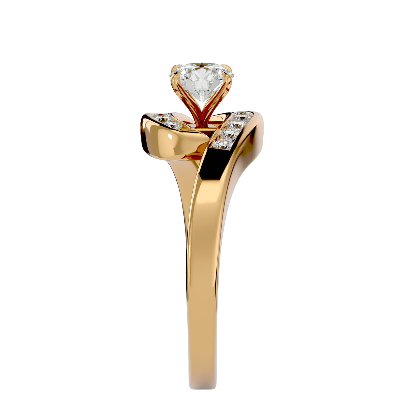 Nellwyn solitaire diamond engagement ring