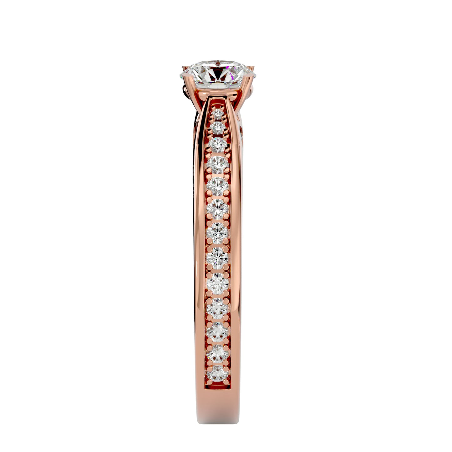 Ilyana solitaire diamond engagement ring