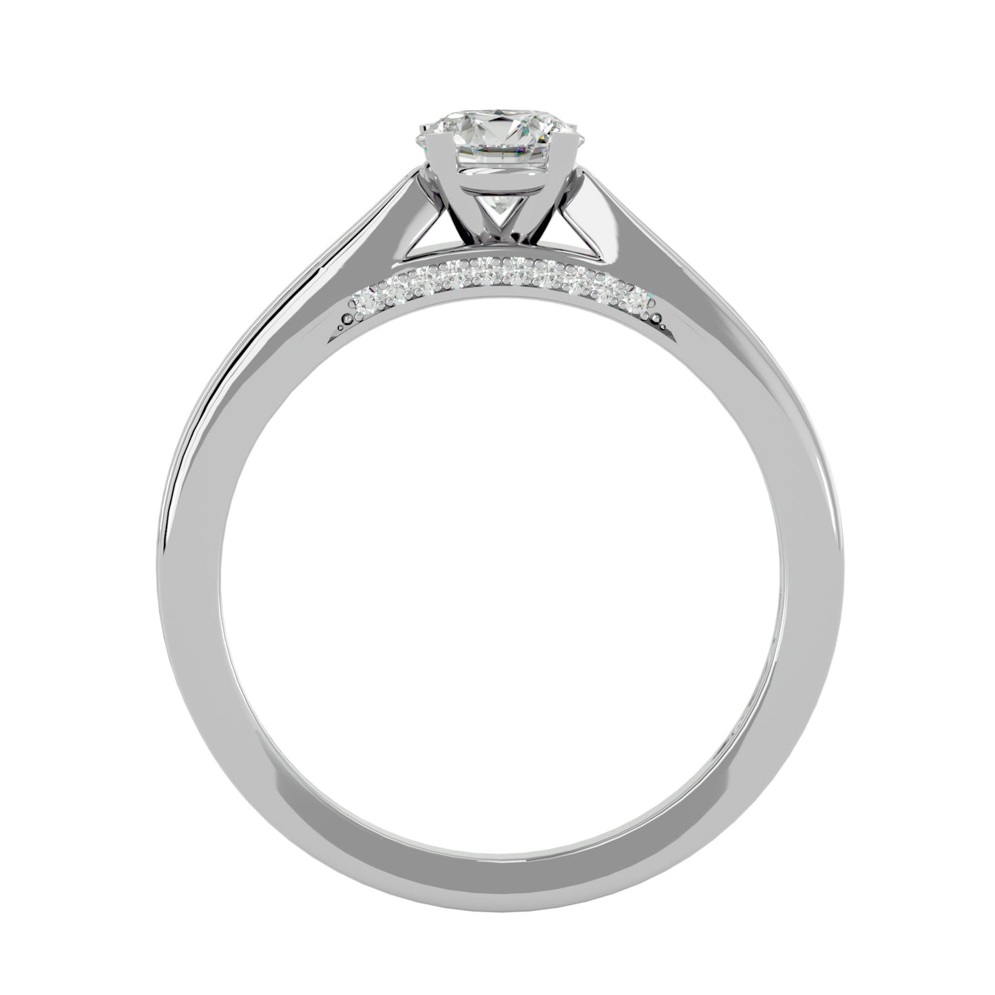 Ilyana solitaire diamond engagement ring