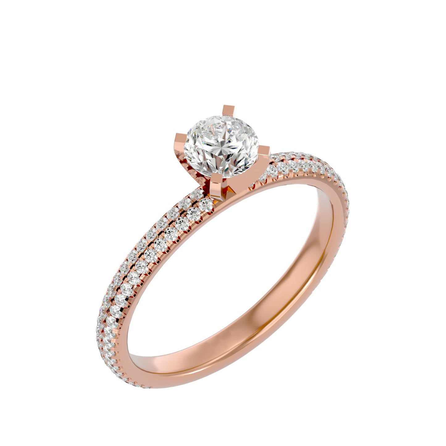 Galilee solitaire diamond engagement ring