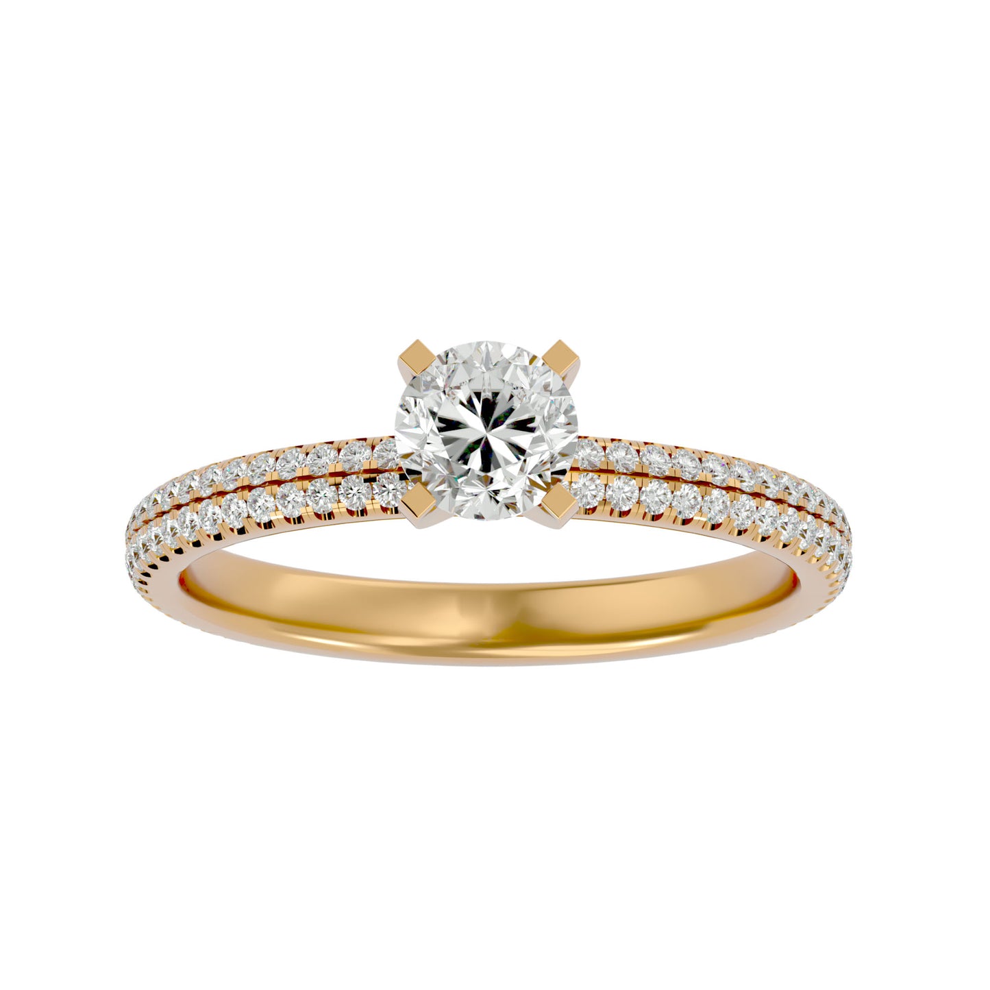 Galilee solitaire diamond engagement ring