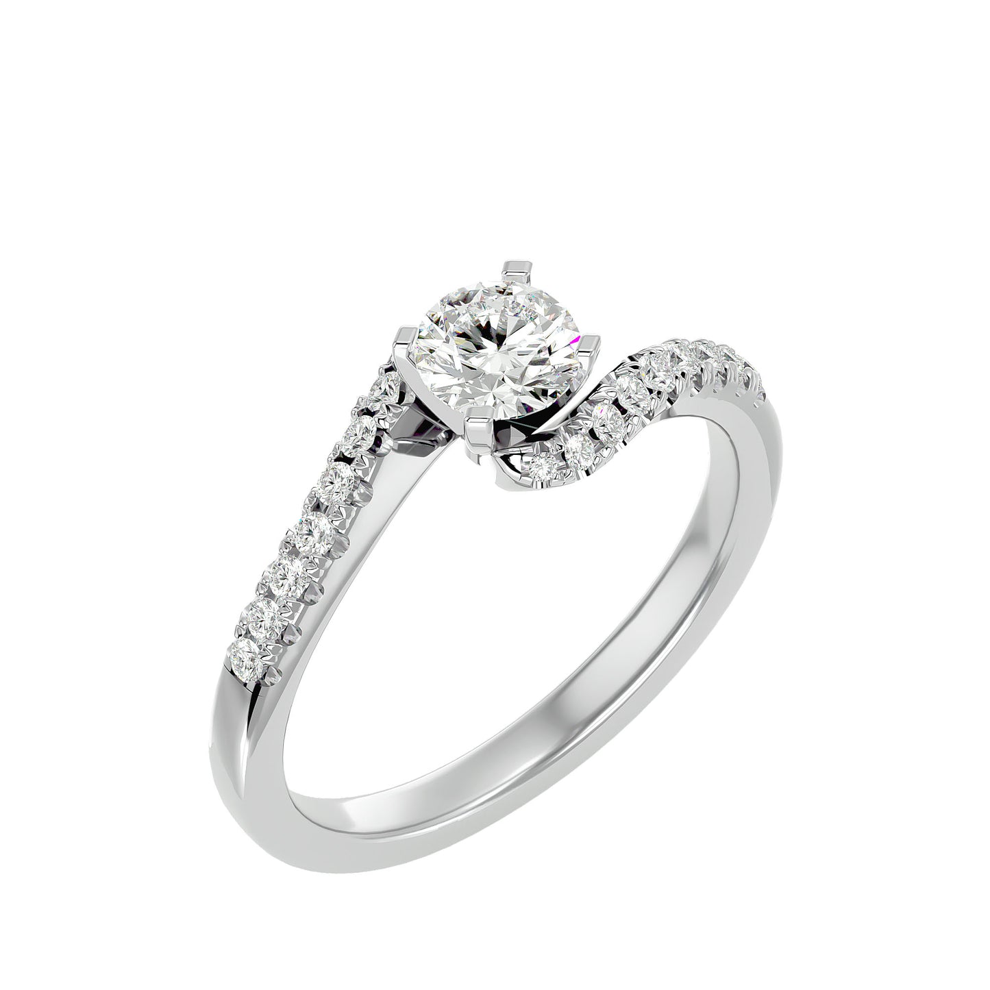 Zahira soliatire diamond engagement ring