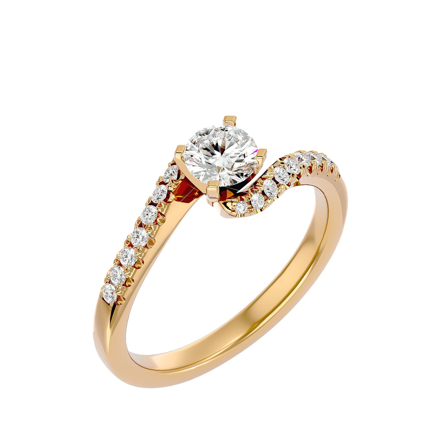 Zahira soliatire diamond engagement ring