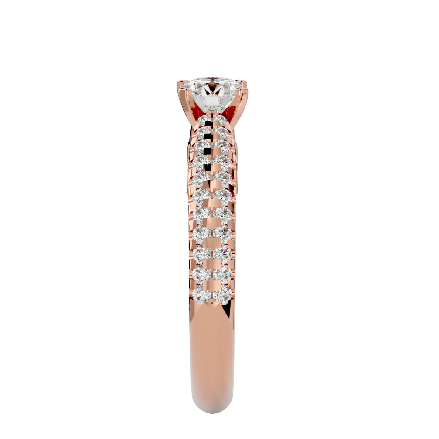 Ranya solitaire diamond engagement ring