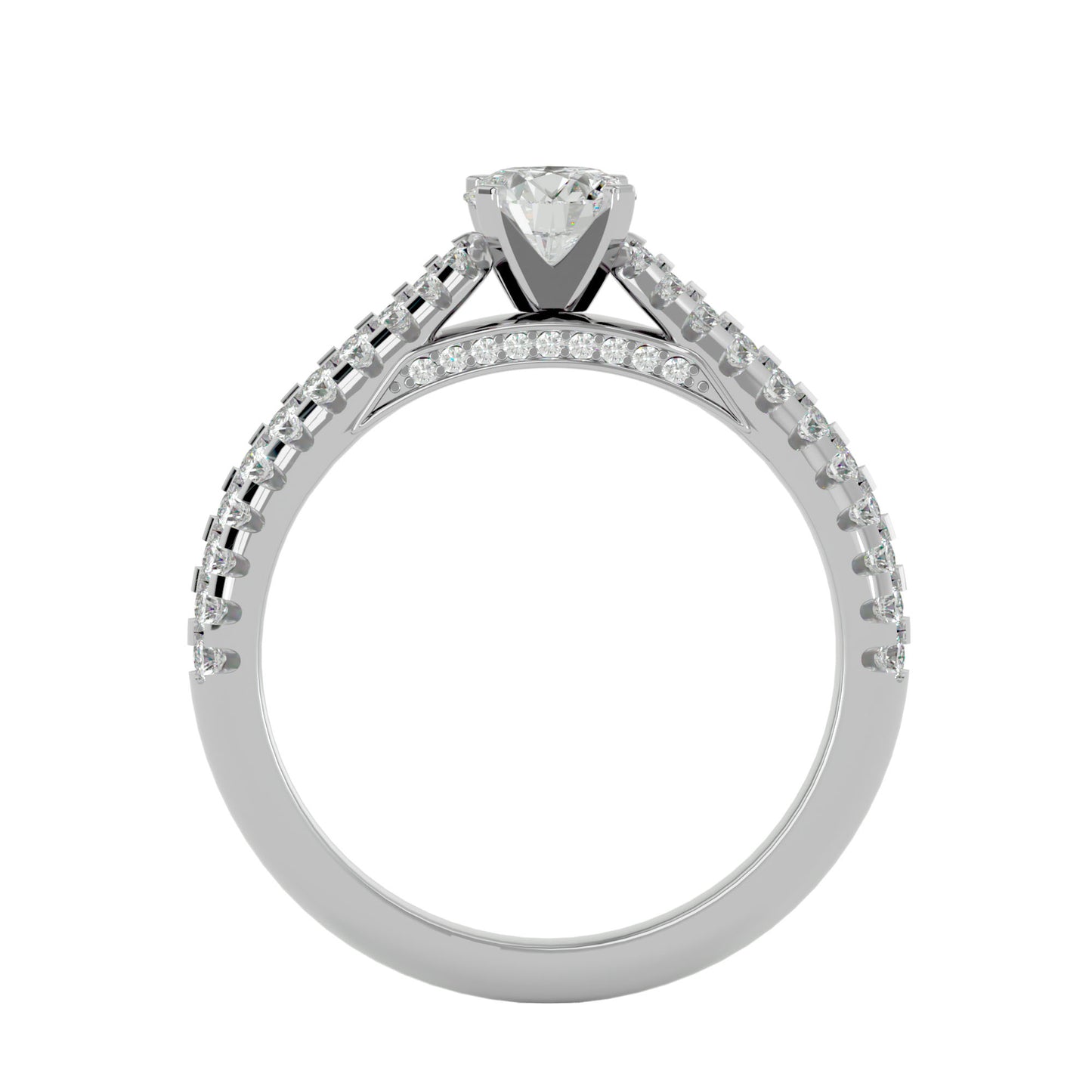 Ranya solitaire diamond engagement ring