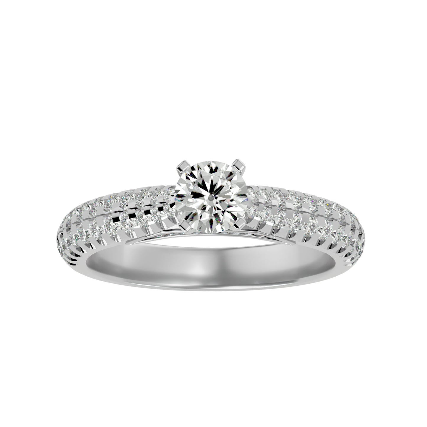 Ranya solitaire diamond engagement ring