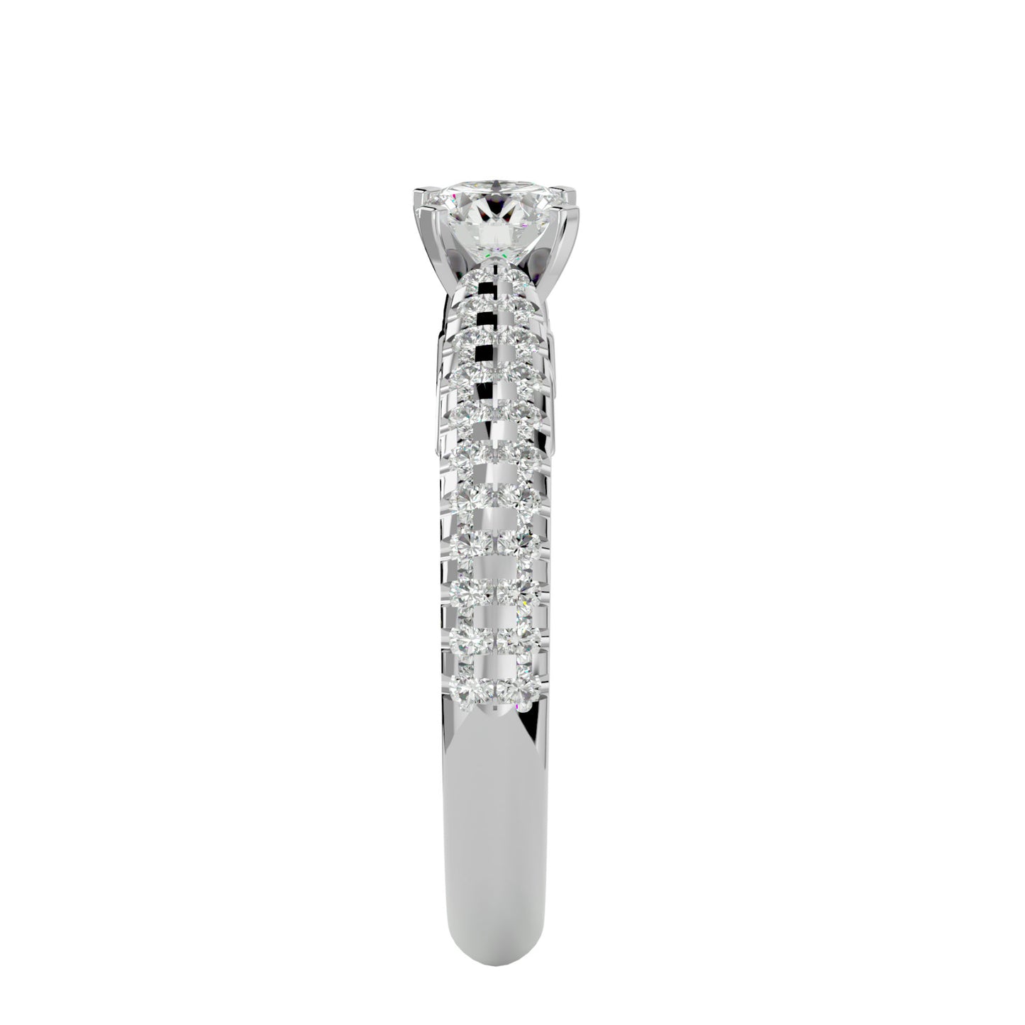 Ranya solitaire diamond engagement ring