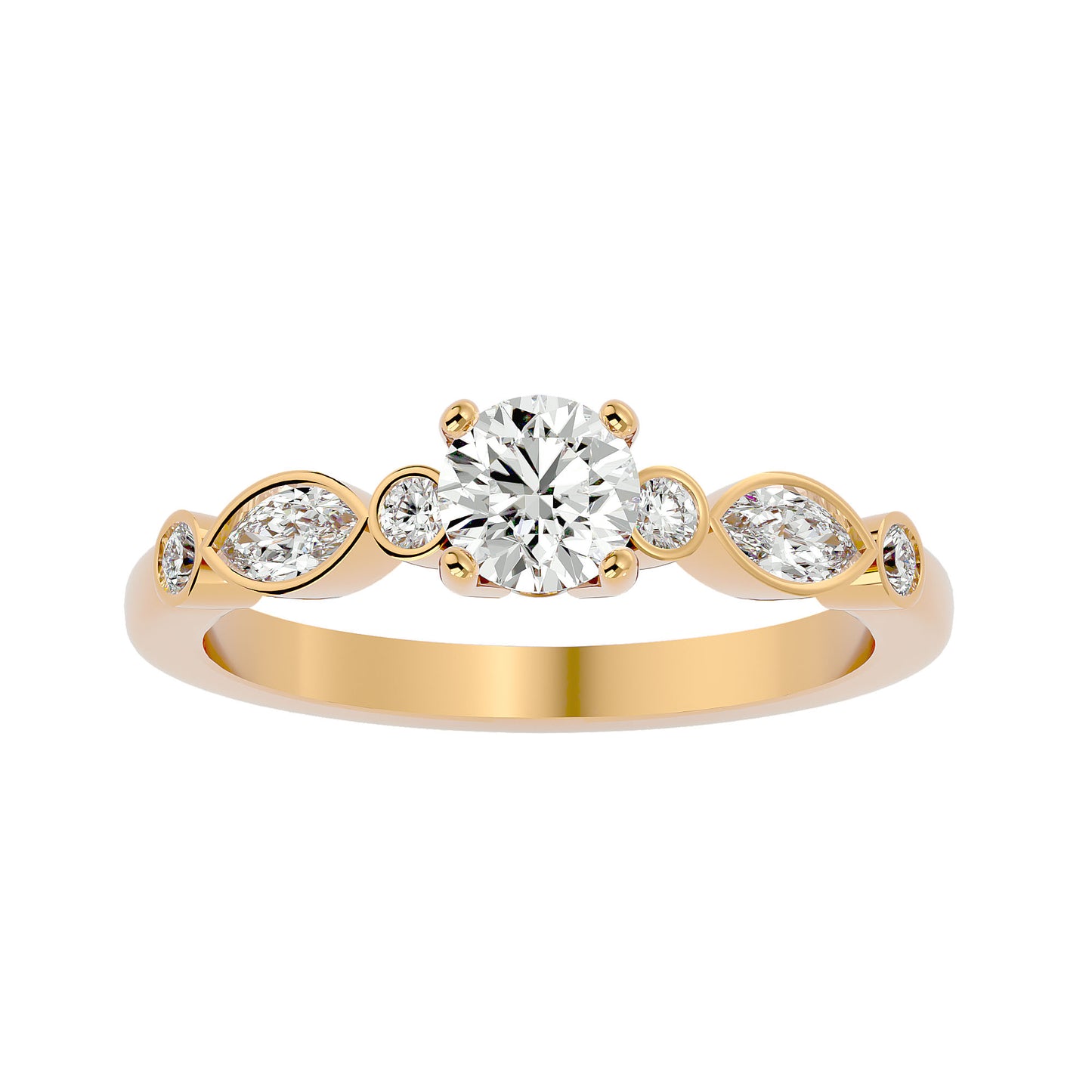 Dima solitaire diamond engagement ring