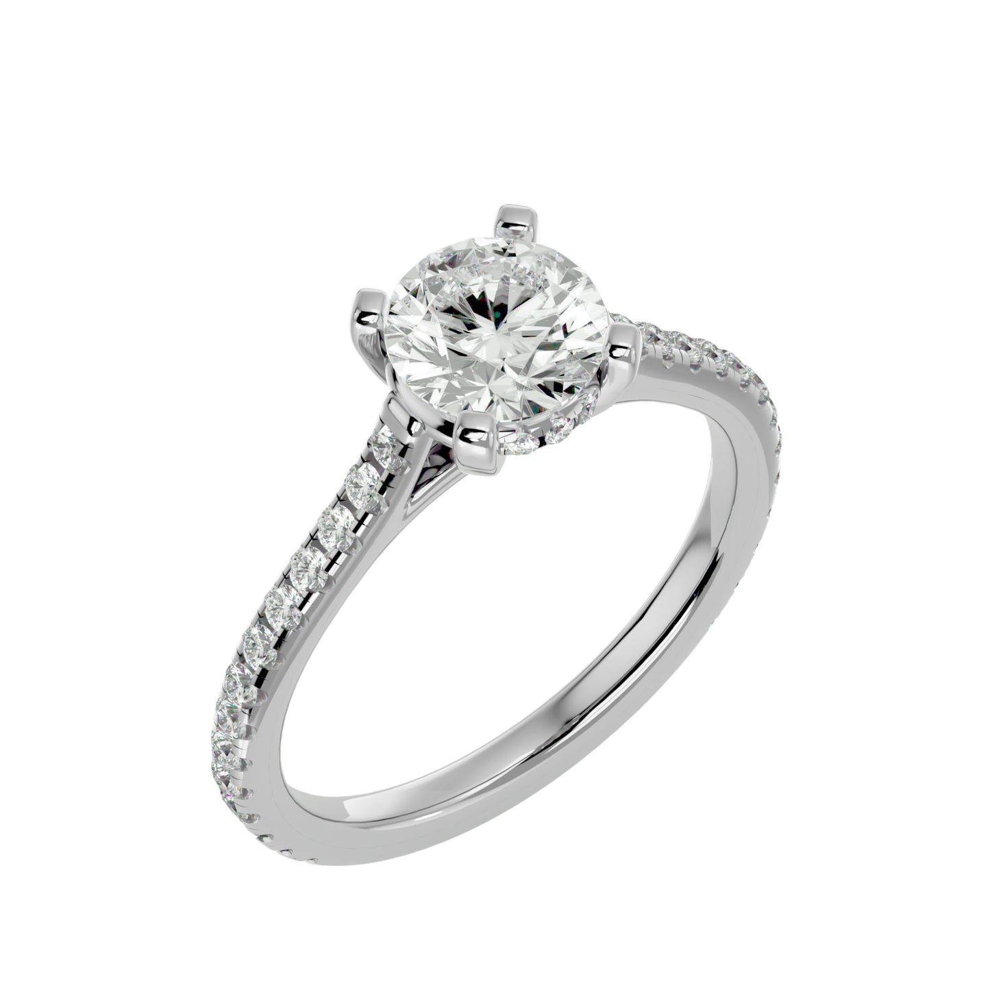 Zaynab diamond engagement ring