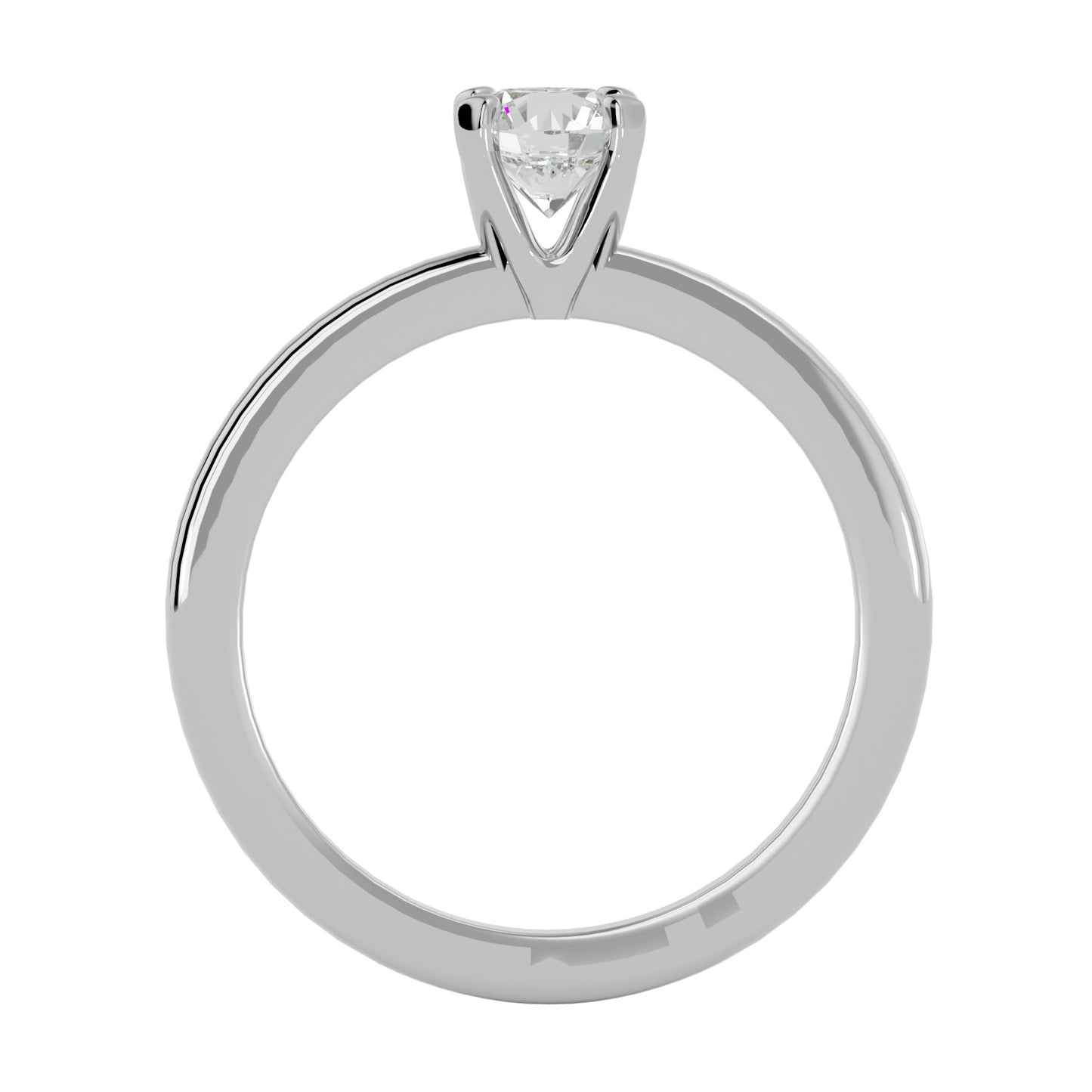 Lan solitaire diamond engagement ring