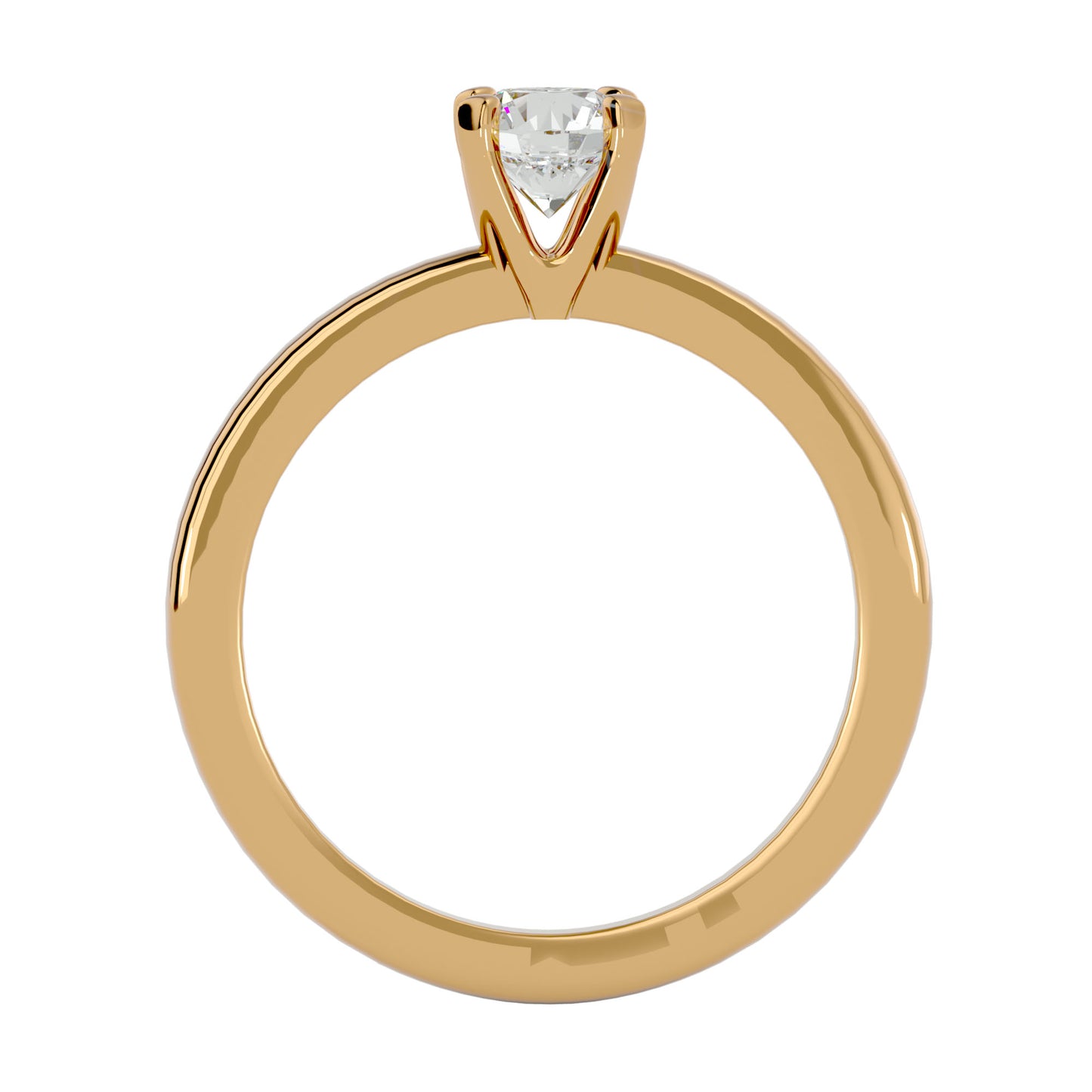 Lan solitaire diamond engagement ring