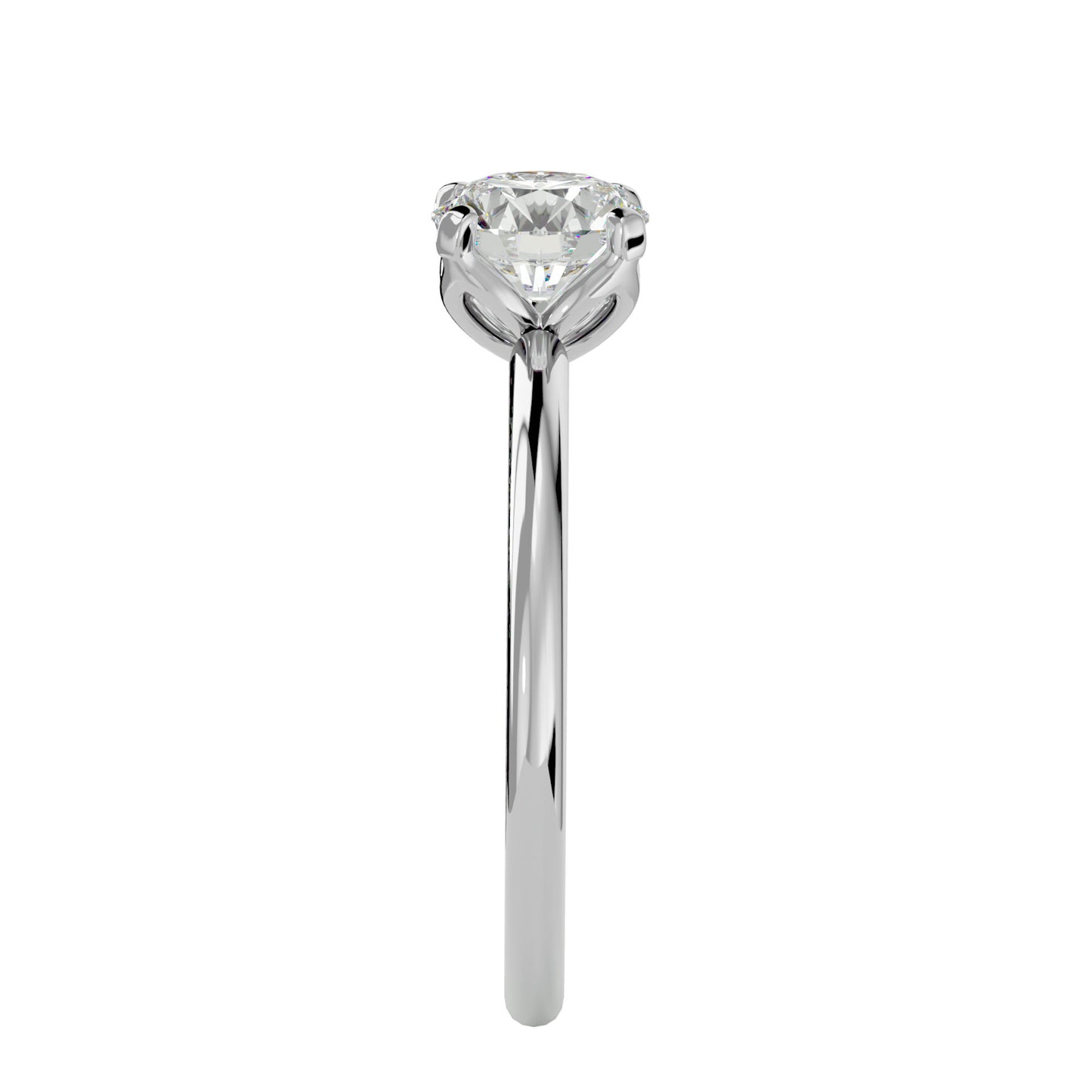 Asha center diamond engagement ring