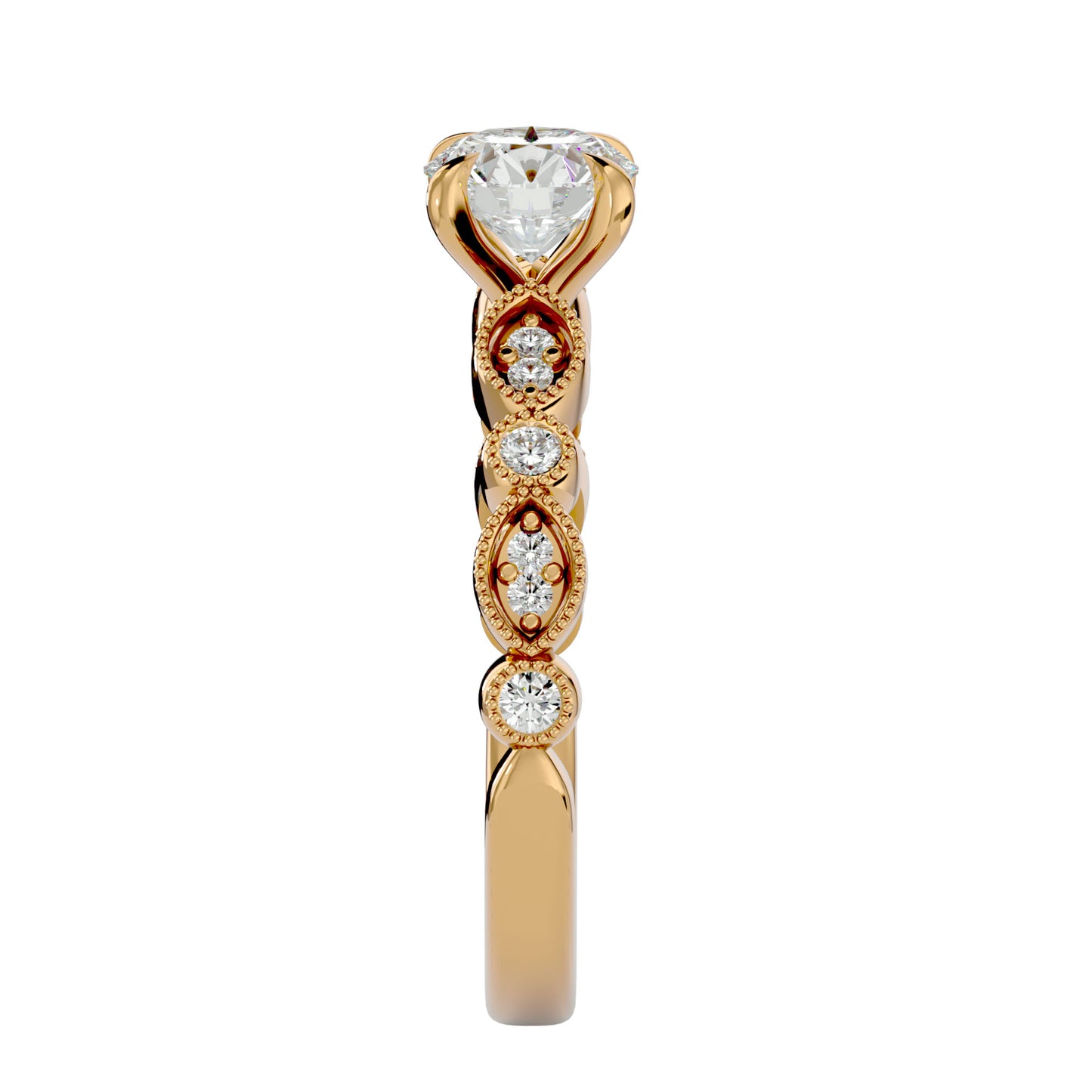 Malee vinatge diamond engagement ring