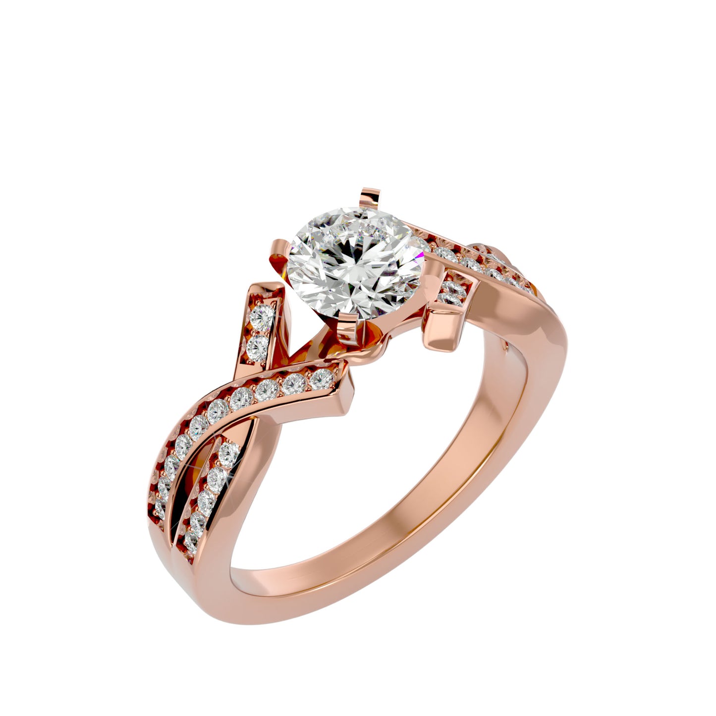 Siriporn diamond engagement ring