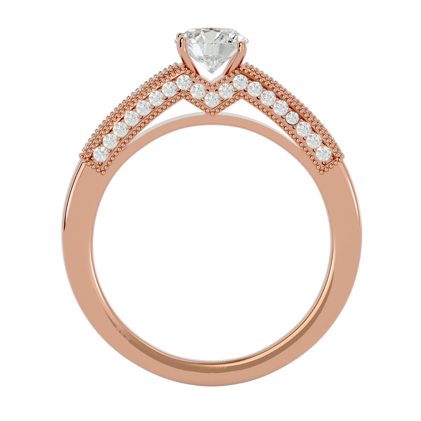 Ava diamond engagement ring