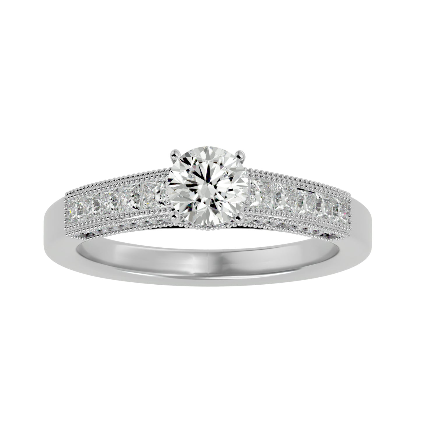 Ava diamond engagement ring