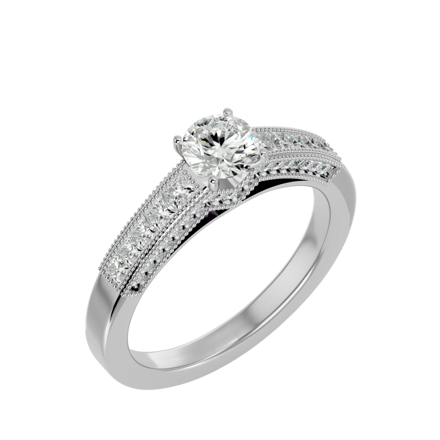 Ava diamond engagement ring