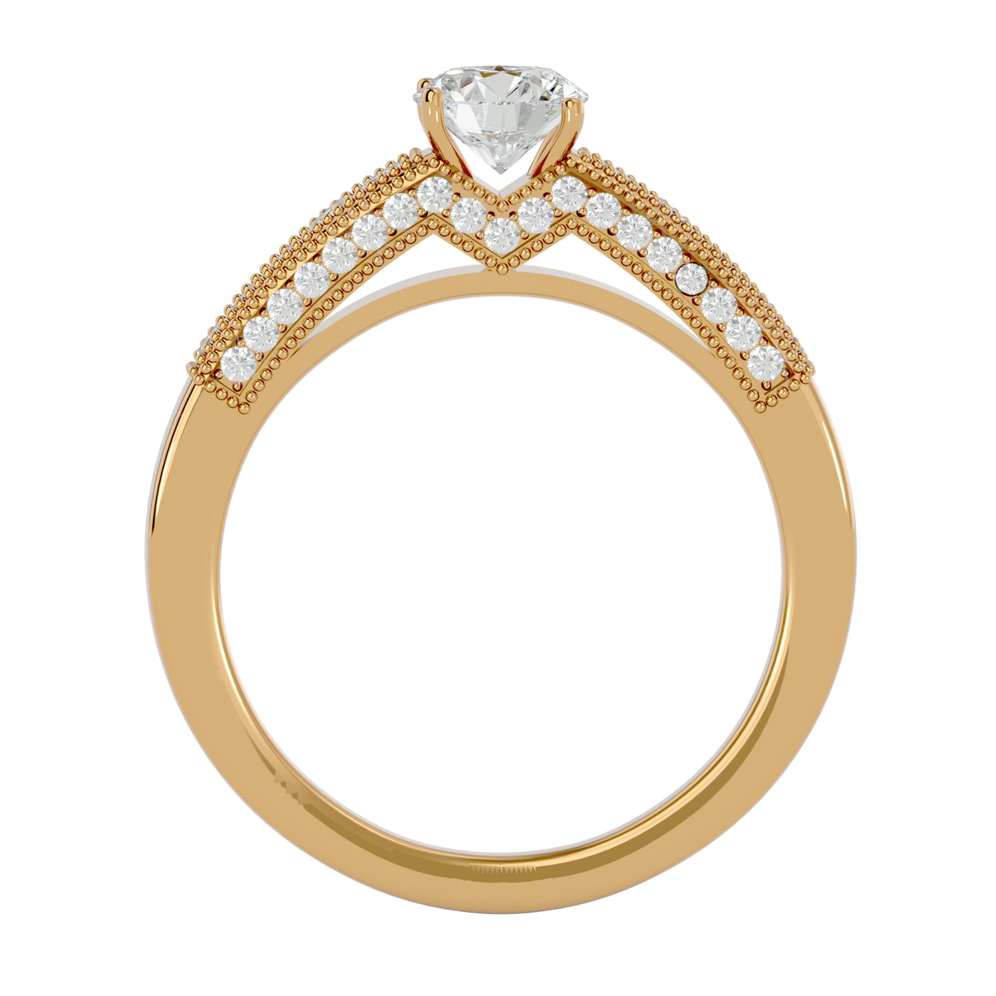 Ava diamond engagement ring