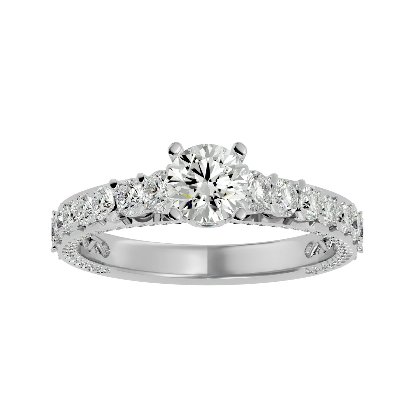 Mishka diamond engagement ring