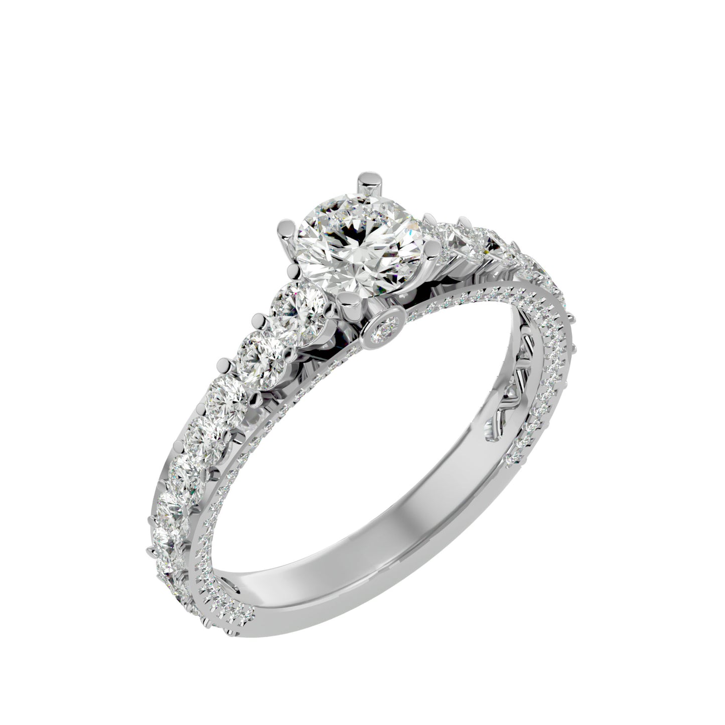 Mishka diamond engagement ring