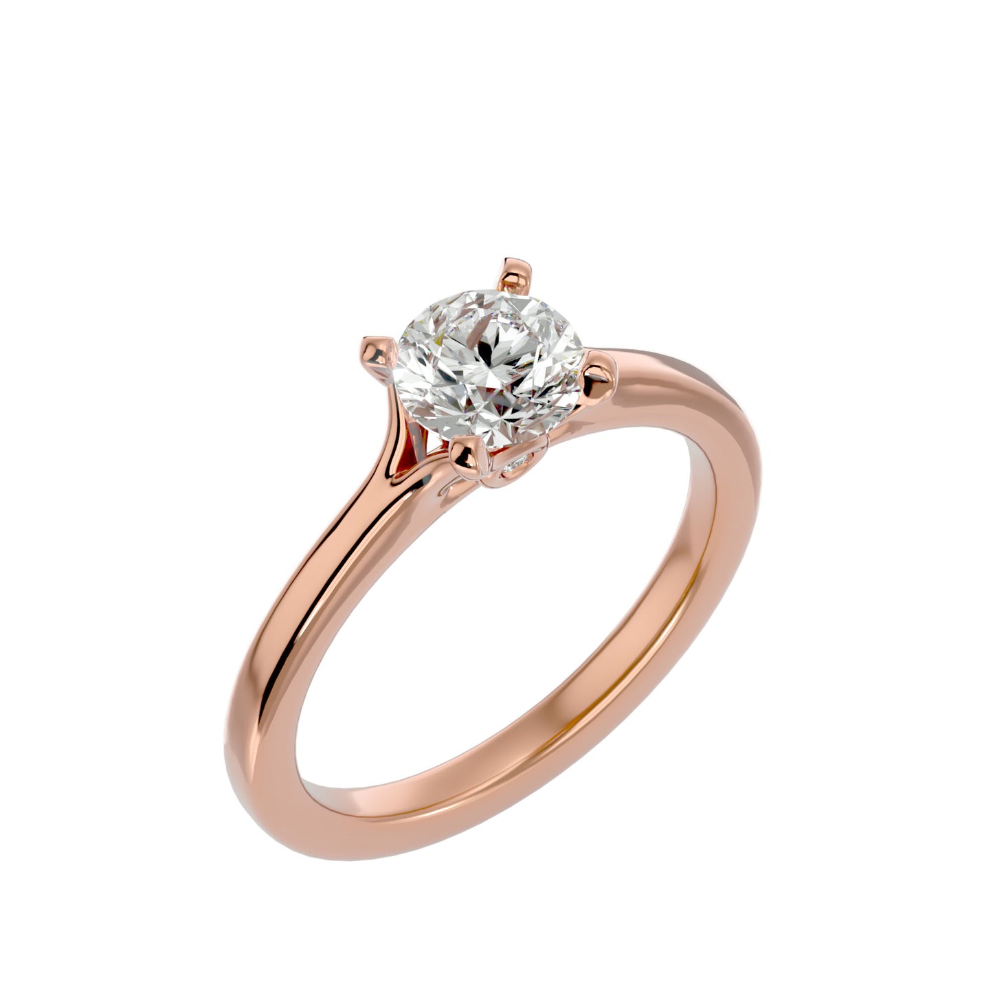 Anvi solitaire diamond engagement ring