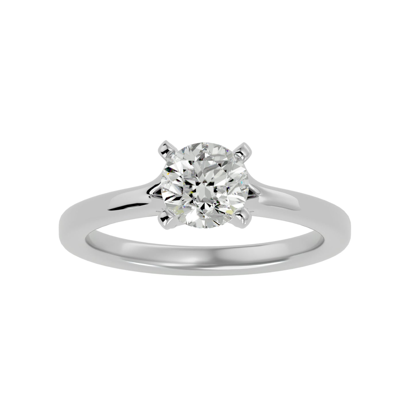 Anvi solitaire diamond engagement ring