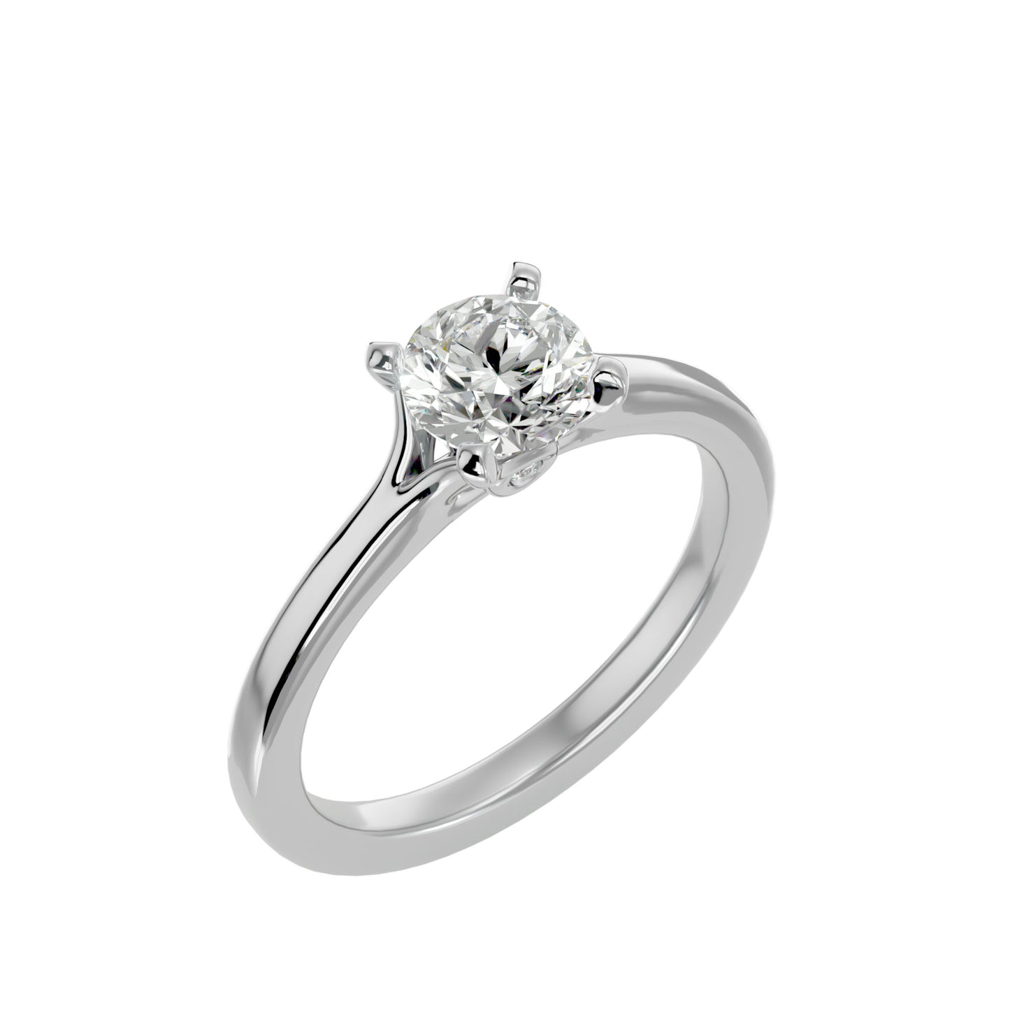 Anvi solitaire diamond engagement ring