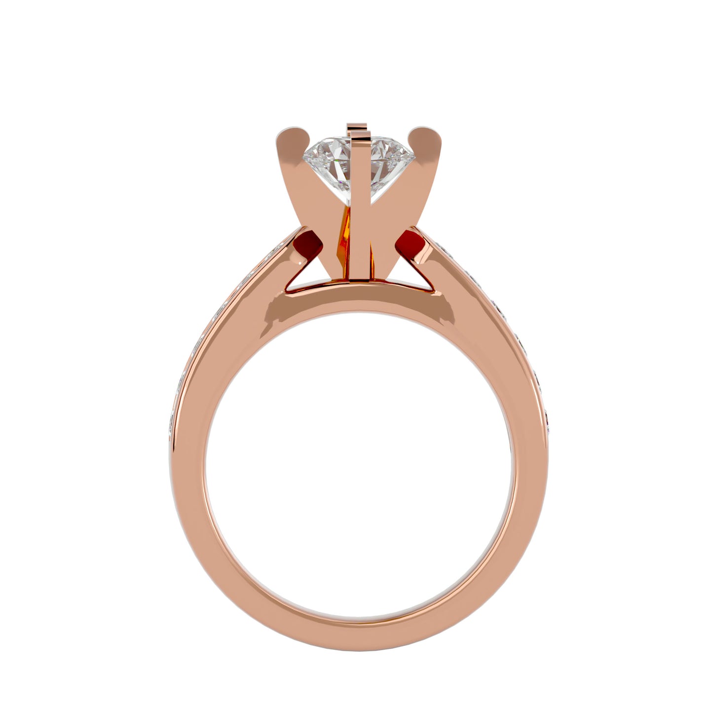 Mae diamond engagement ring