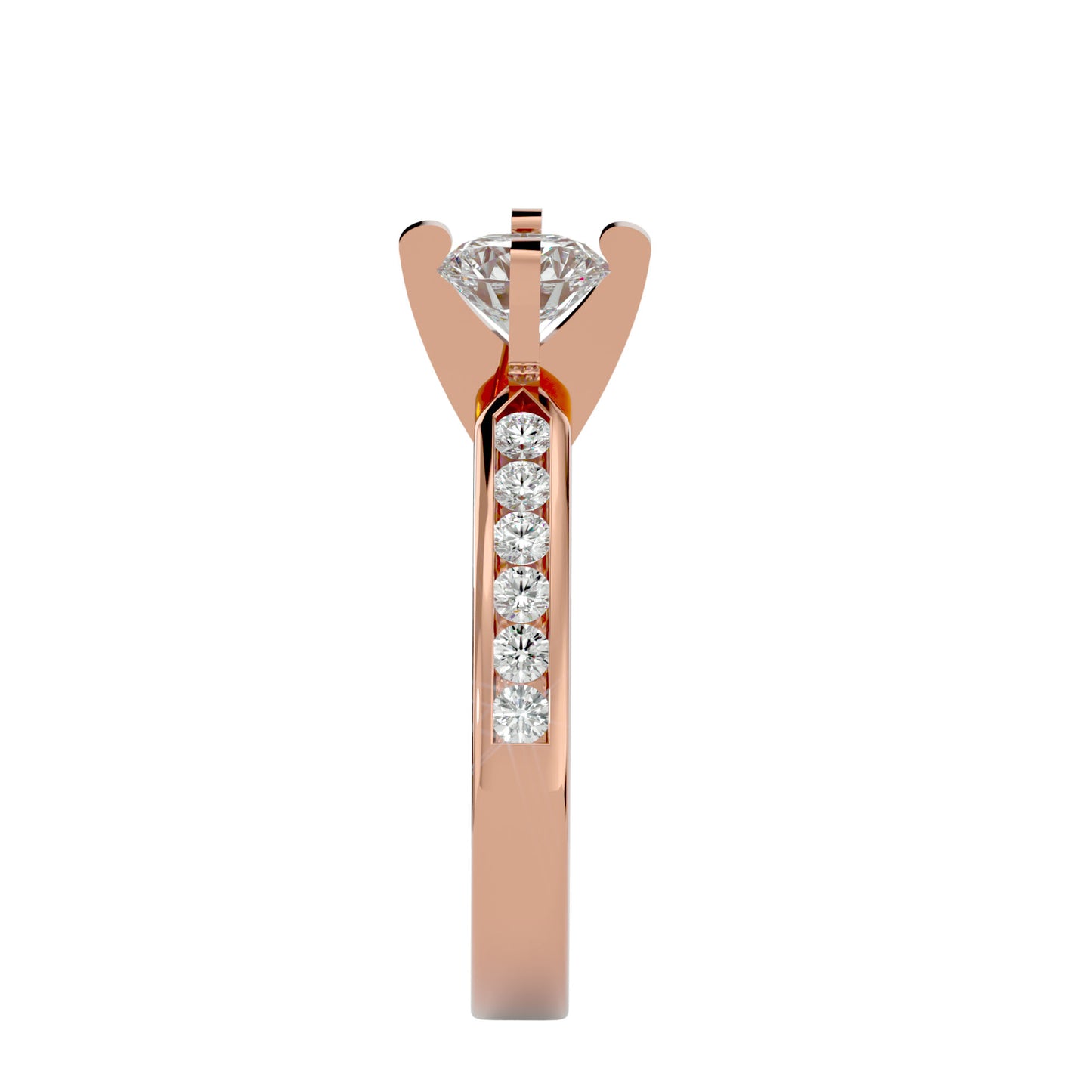 Mae diamond engagement ring