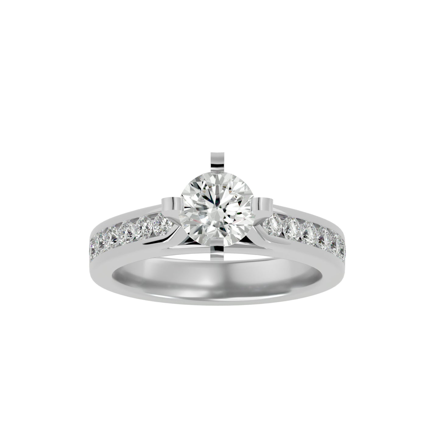 Mae diamond engagement ring