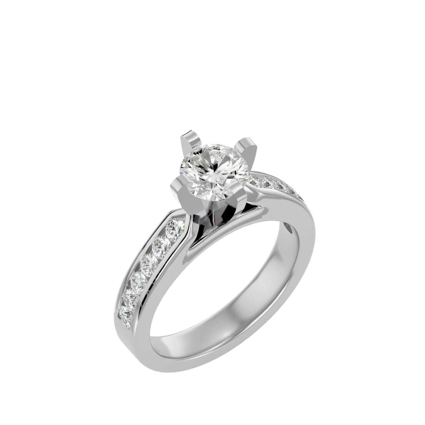 Mae diamond engagement ring
