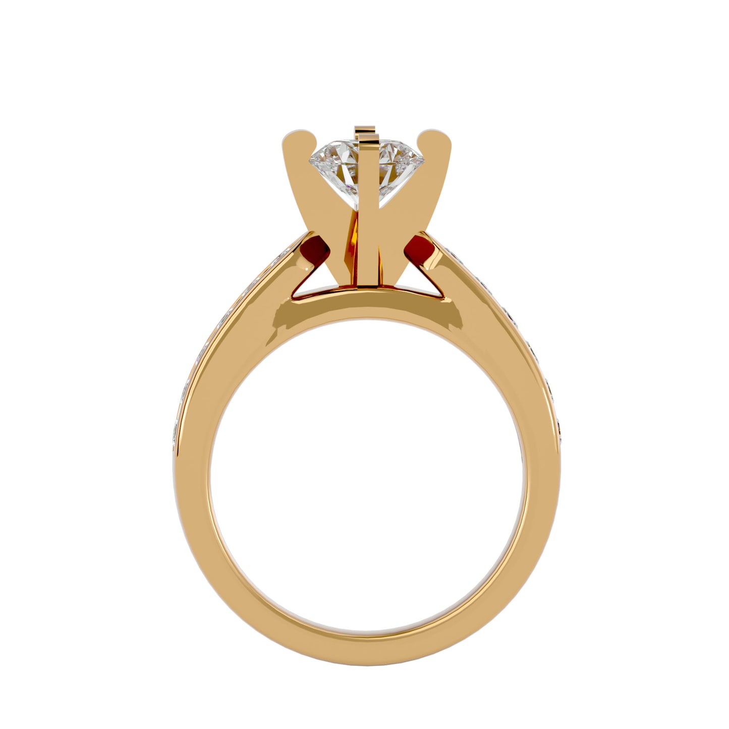 Mae diamond engagement ring