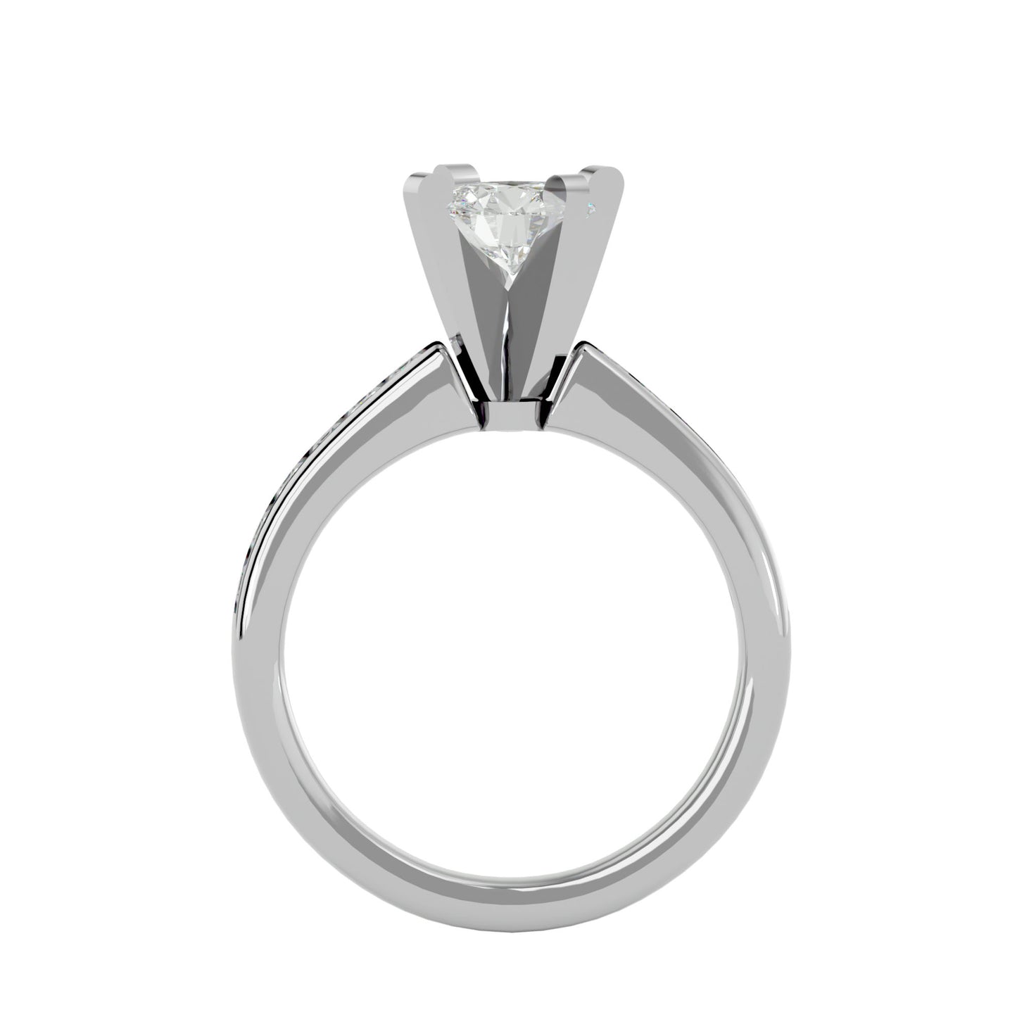 Eve diamond engagement ring