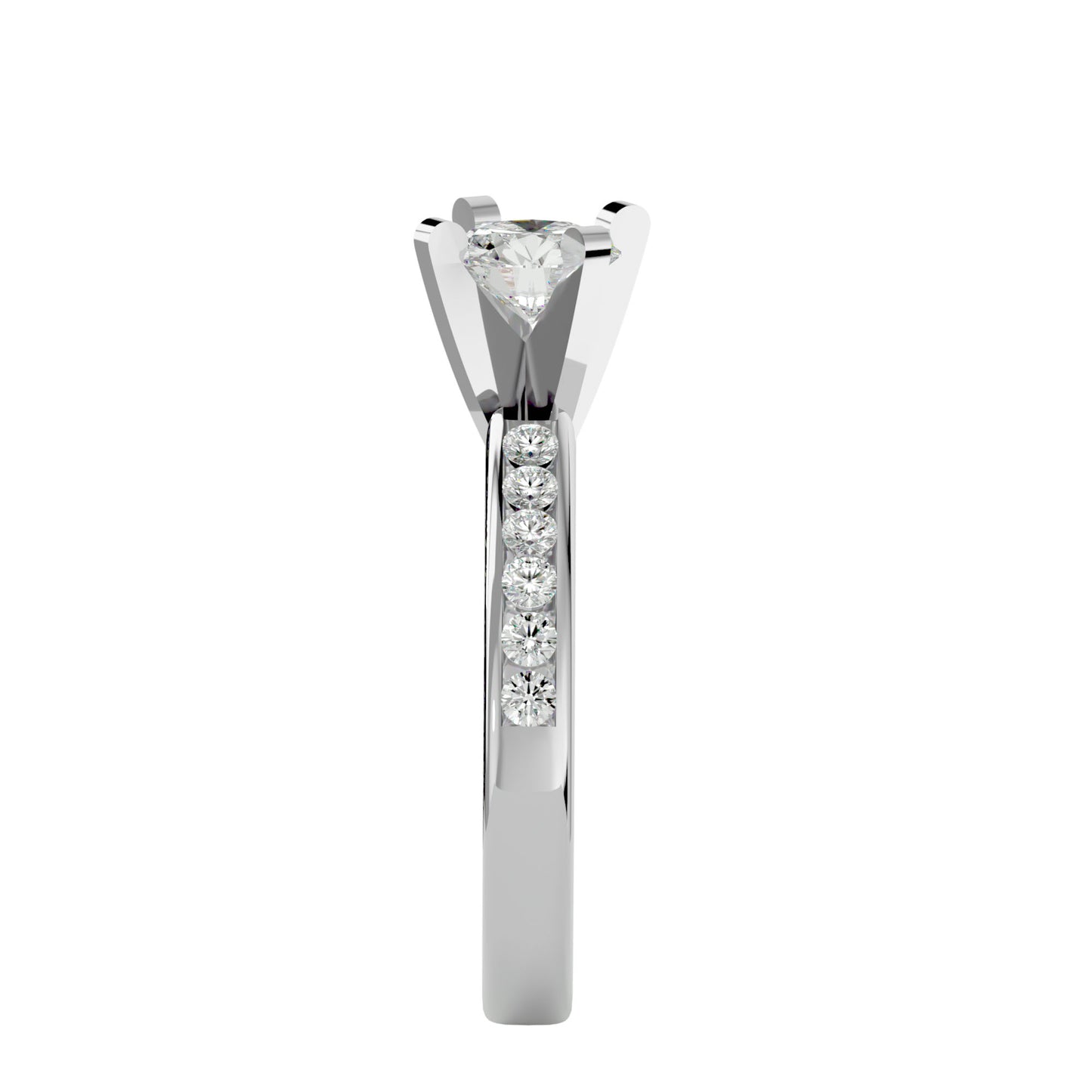 Eve diamond engagement ring
