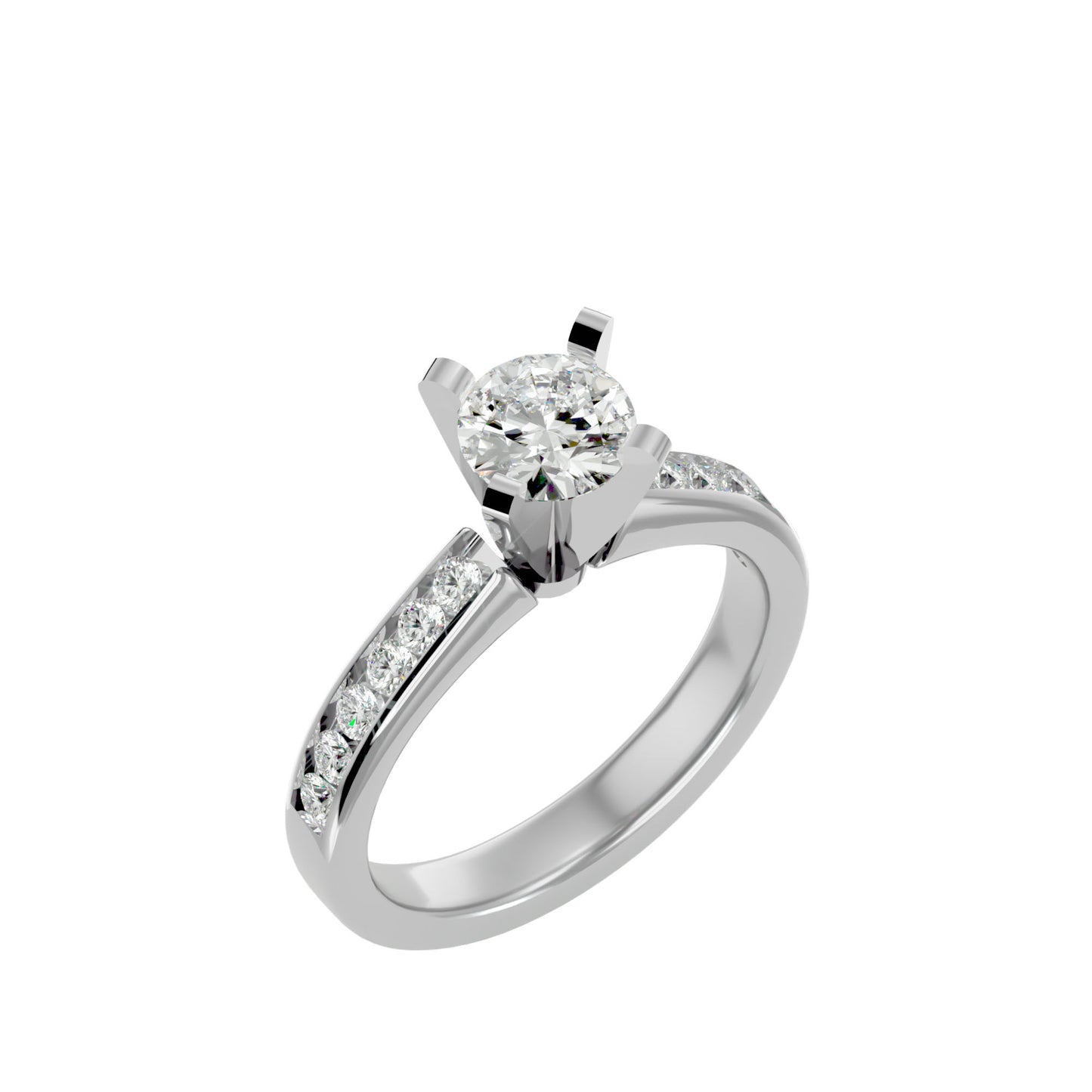 Eve diamond engagement ring