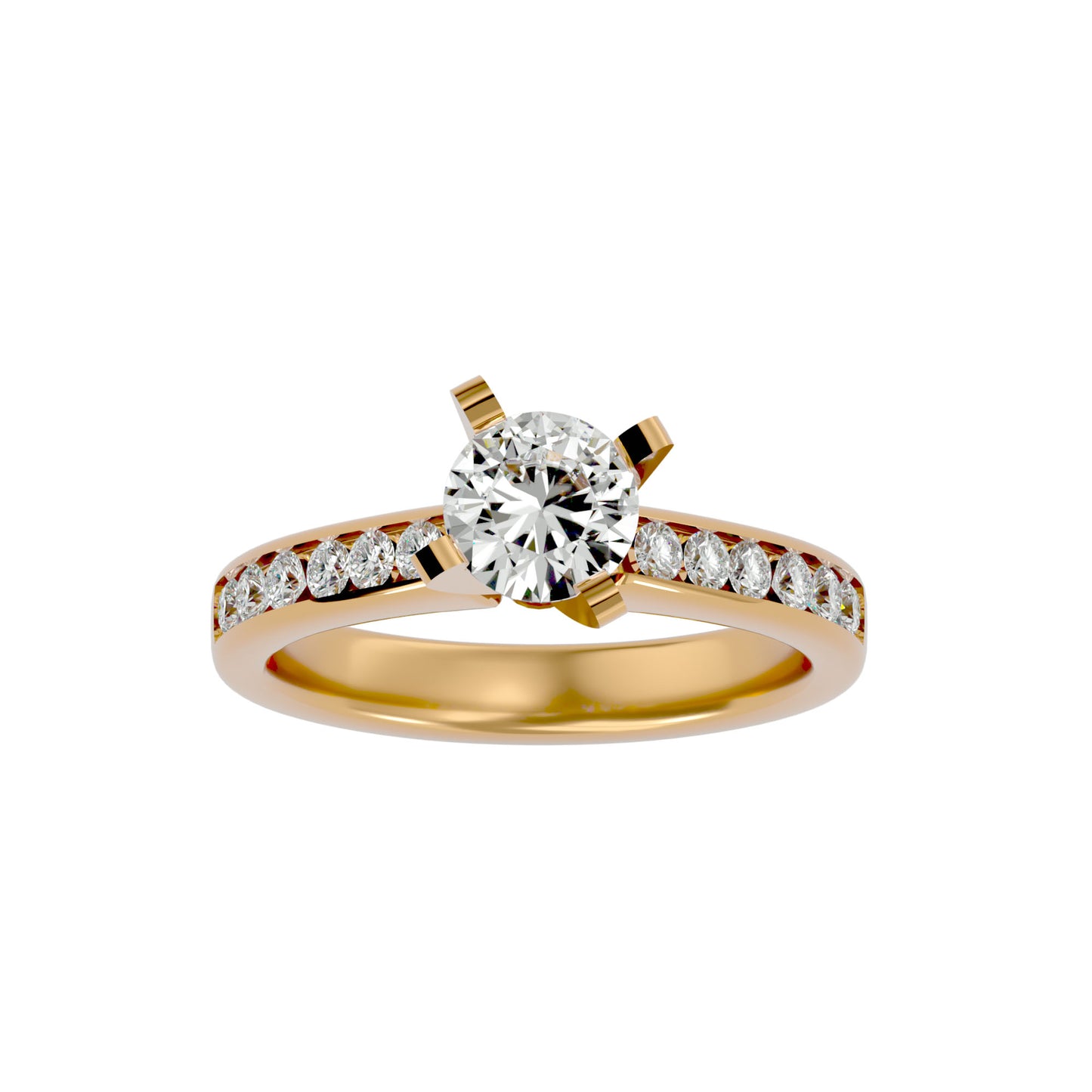 Eve diamond engagement ring