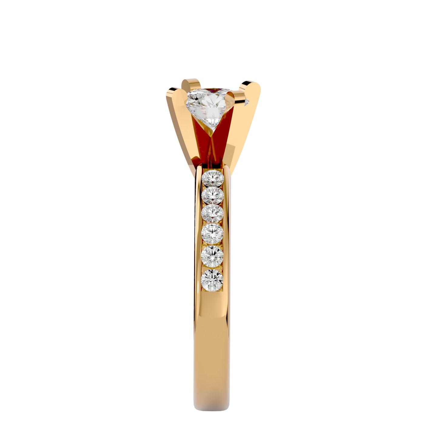 Eve diamond engagement ring