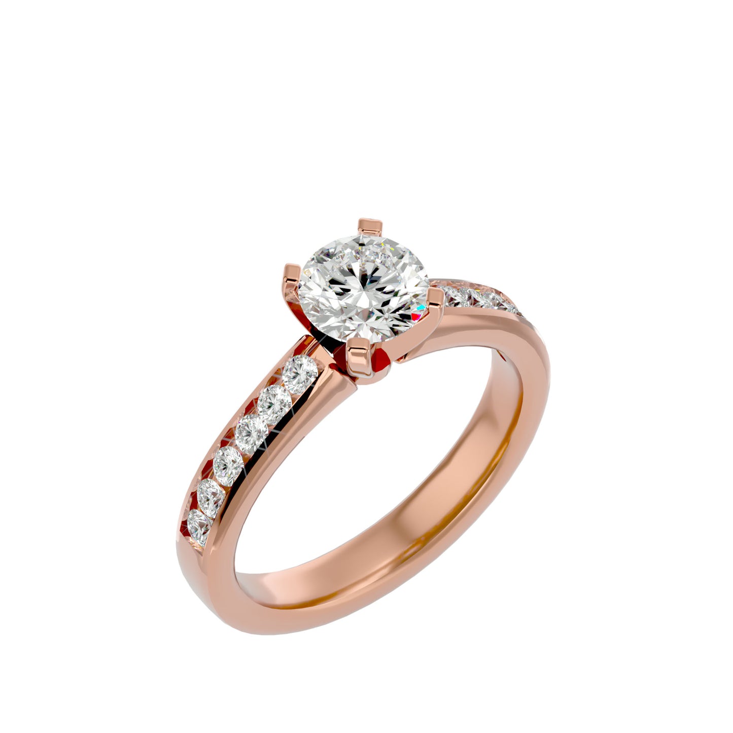 Emery diamond engagement ring