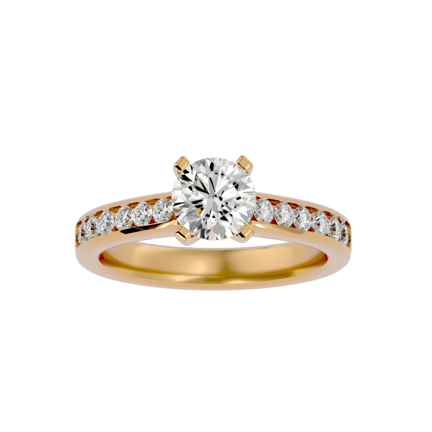 Emery diamond engagement ring