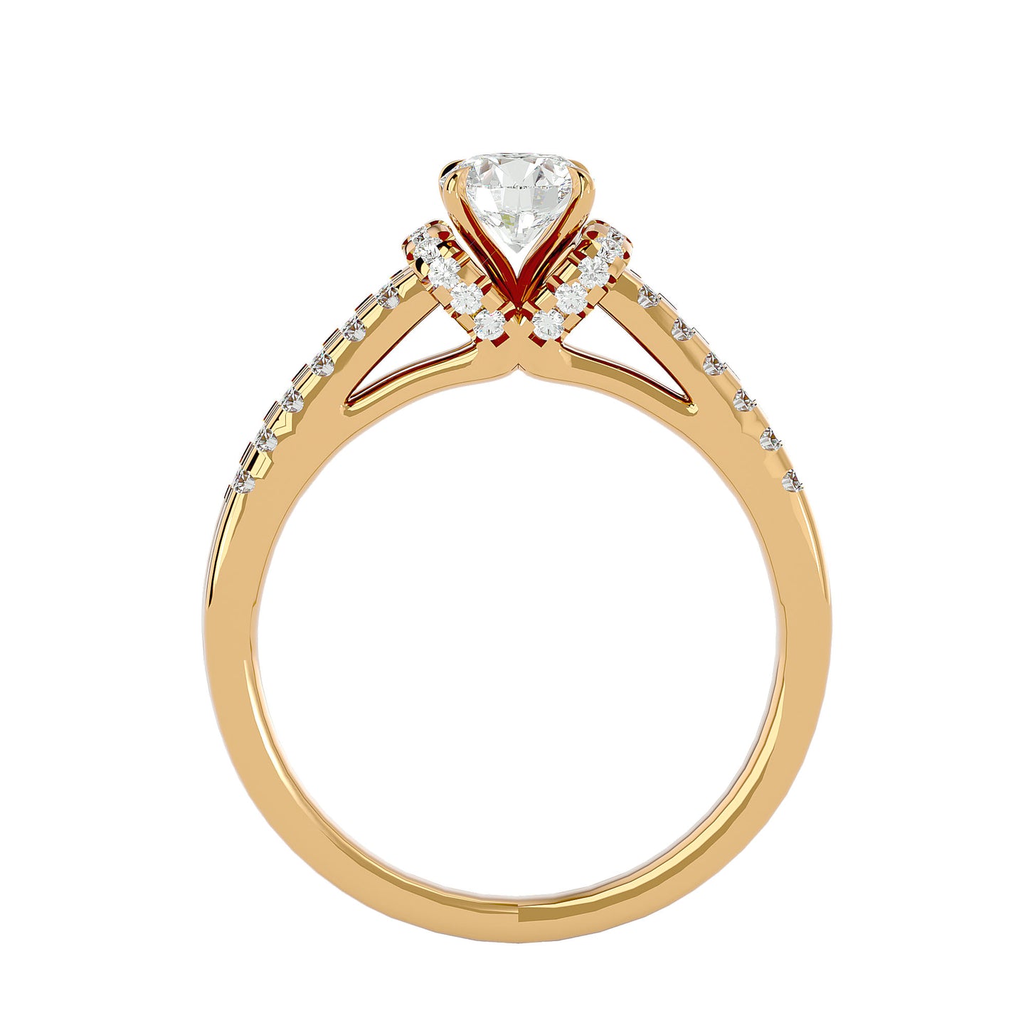 Yvaine diamond engagement ring